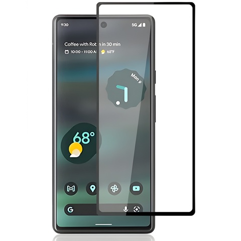 Защитное стекло 5d для Google Pixel 8 (Full Glue полная проклейка, черная рамка)