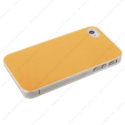 Накладка POMOSER для iPhone 4s/ 4 оранжевая