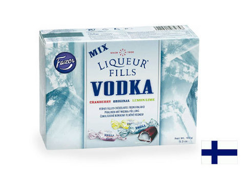 Шоколадные конфеты с водкой Fazer, 150г