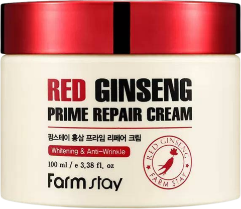 Farmstay Cream Крем восстанавливающий с экстрактом красного женьшеня Farmstay Red Ginseng Prime Repair Cream