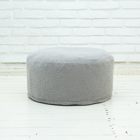 Пуф Тедди (светло-серый)