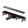 Am.Pm W01SC-U11-060-04BM MasterFlow Трап для душа линейный универс затвор Tile 60см цвет черн мат