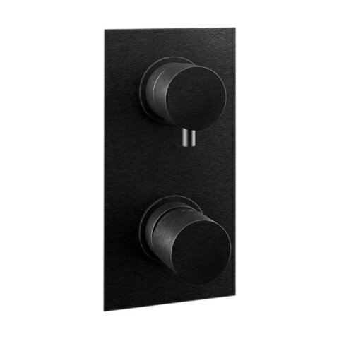 Remer EG592CFP Смеситель для душа Edge EG592CFP, черный брашированный хром, шт