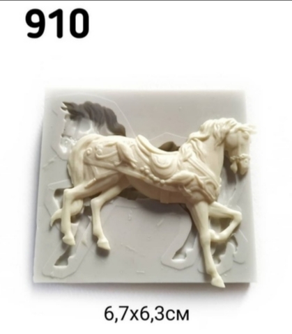 Молд Лошадь 6.5х6,5см, Арт.PO-0910, силикон