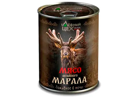 Мясо марала томленое в печи, 338г