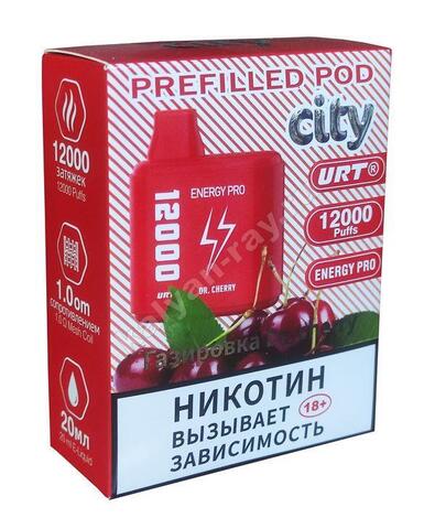 Картридж City Energy Pro Газировка Dr Cherry 12000 затяжек
