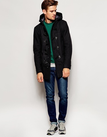 River Island Wool Duffle Jacket