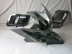 Комплект пластика чёрный Kawasaki ZZR 400-2 ZZR 600-2