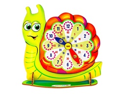 Логическая игра часы "Улитка" SmileDECOR
