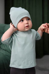 Шапочка (светлый ментол)