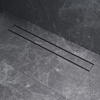 Am.Pm W02SC-U11-070-04BM PrimeFlow Трап для душа линейный универс затвор Tile 70см цвет черн мат