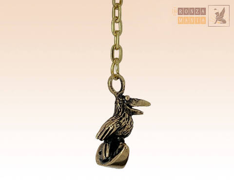 брелок Ворона с сыром