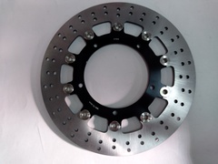 Диск тормозной передний  на YAMAHA YZF R6  05-16, FZ8 /ABS 11-19, YZF R1 07-14, XT Z TENERE ABS 10-19 черный