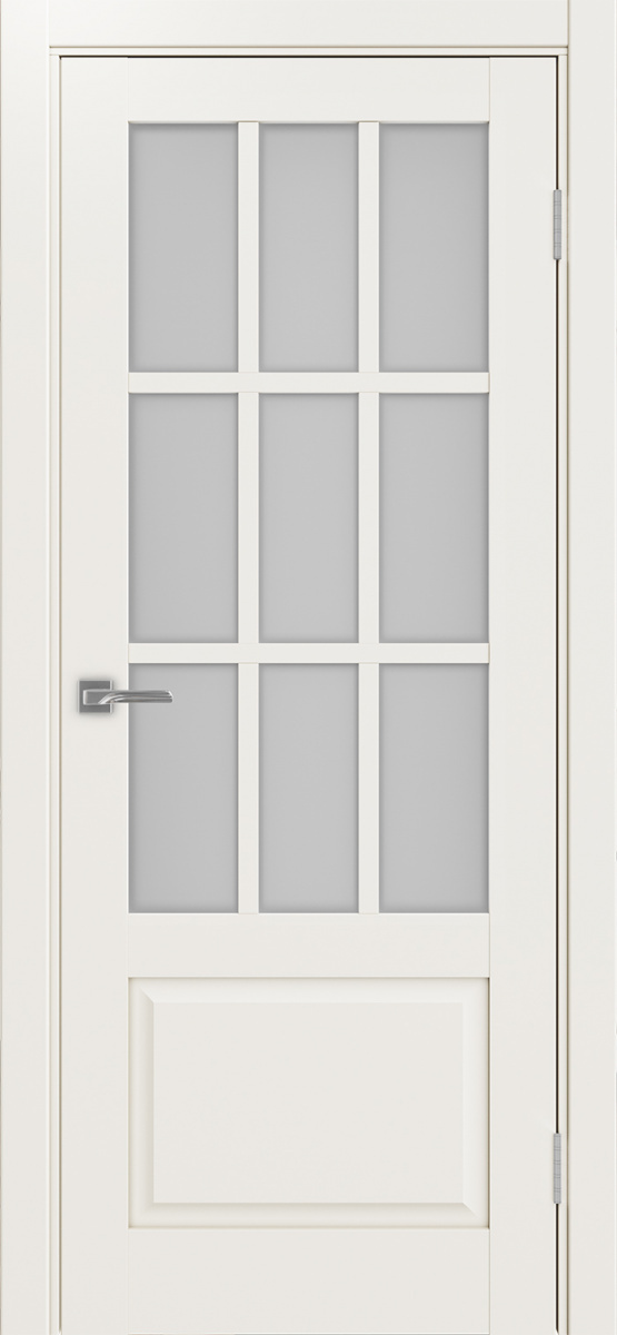 Дверь межкомнатная Оптима Порте Тоскана 642.2221 ОФ3, цвет бежевый, экошпон, стекло мателюкс