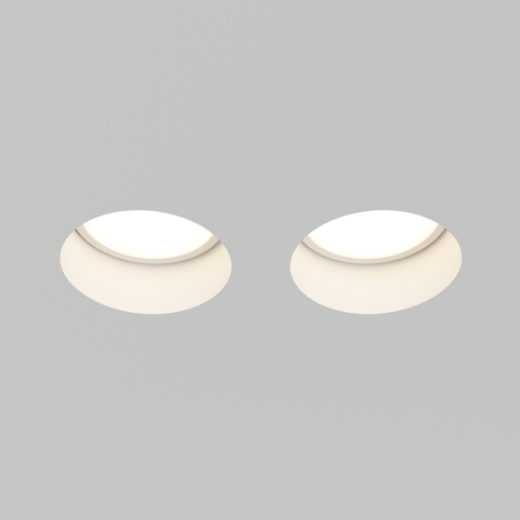 Встраиваемый светильник Maytoni Gyps Modern DL123-GU10-02-W