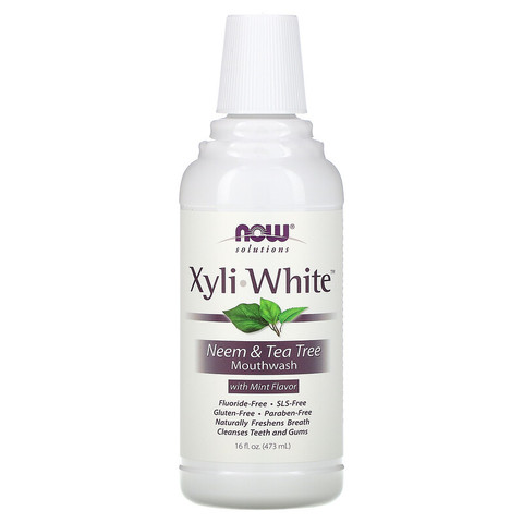 Now Foods, Xyliwhite Mouthwash, Neem & Tea Tree, 16oz