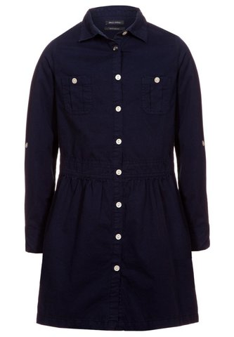 Темно-синее платье-рубашка для девочки Marc O'Polo