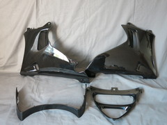 Комплект пластика чёрный Kawasaki ZZR 400-2 ZZR 600-2