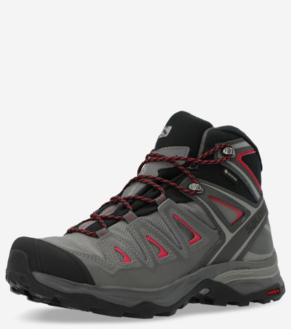 Премиальные непромокаемые ботинки Salomon Х Ultra 3 Mid GTX W Grey женские