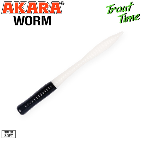 Силиконовая приманка Akara Trout Time WORM 3 Cheese 456 (10 шт.)