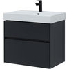 Aquanet 312876 Тумба с раковиной Aquanet Бруклин 70 цв. антрацит матовый (312876)