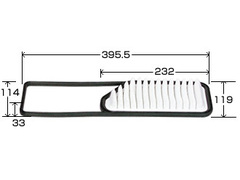 Фильтр  воздушный  VIC  A-750