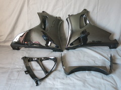 Комплект пластика чёрный Kawasaki ZZR 400-2 ZZR 600-2