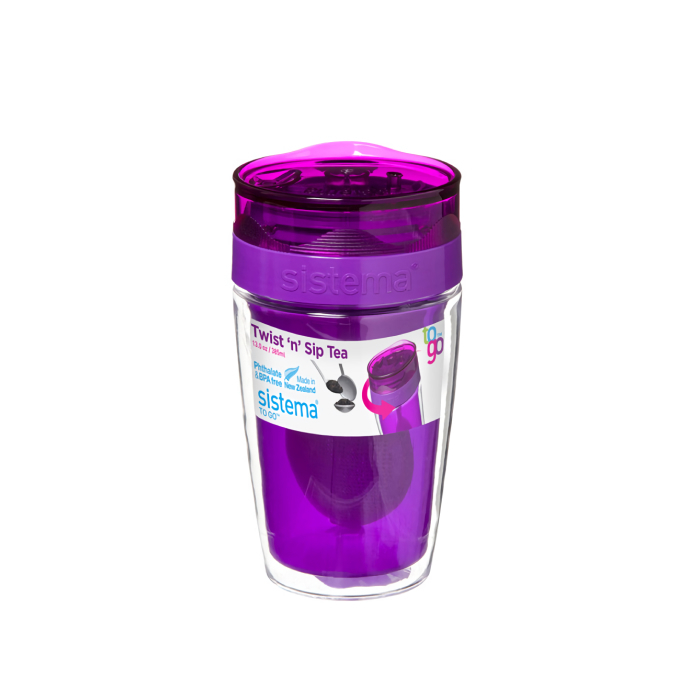 Термокружка для чая Sistema 370 мл, цвет Розовый, арт. 21476 - фото 10