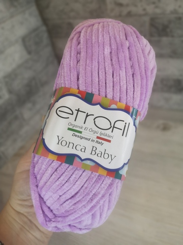 Плюшевая пряжа ETROFIL YONCA BABY Лиловый (5шт; 500гр)