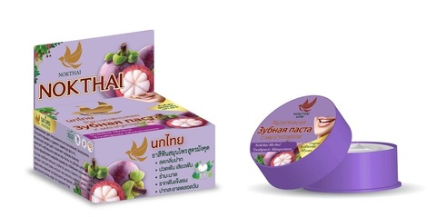 Nokthai Herbal Toothpaste MANGOSTEEN (Растительная зубная паста С МАНГУСТИНОМ), 25 г.