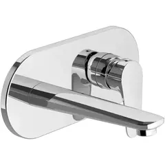 Villeroy&Boch O'Novo Start TVW10511211061 Смеситель для раковины, Villeroy&Boch, O.Novo Start, тип открывания воды-рычажный, тип регулирования воды-керамический картридж, тип установки-встраиваемый, отверстия для монтажа-2, высота, мм-115, вынос изли фото