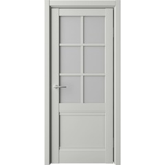 Межкомнатная дверь Киото платина со стеклом