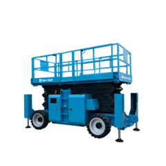 Подъемник самоходный дизельный ножничный с выдвижными платформами SKYER DPL1868