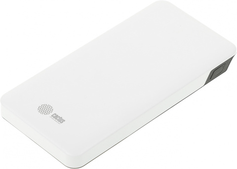 Мобильный аккумулятор Cactus CS-PBFSKT-10000 10000mAh 2.1A белый