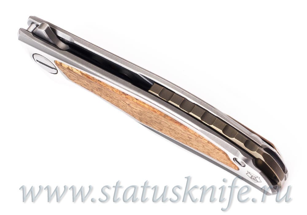 Нож Широгоров Флиппер F95NL Bronze Canaito Wood S90V MRBS