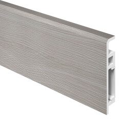 Напольный плинтус ПВХ Foresta Concept Ясень Ривера Айс FC 020 2000х70х13 мм