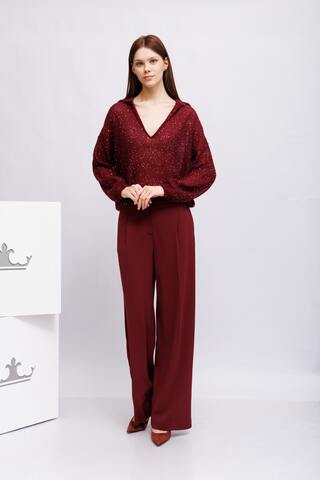 Nude Джемпер - поло с пайетками