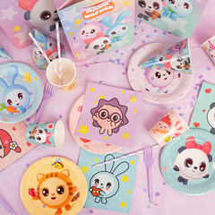 Тарелки, Малышарики, Ассорти, 18 см, 6 шт.