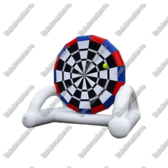 Надувной дартс «День» на подкачке, диаметр 6 м, размер 6×2×5 м