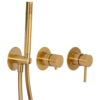 Remer X97D3PWBBG Смеситель для душа Remer X Style X97D3PWBBG, золото брашированное