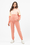 Спортивный костюм для беременных и кормящих 13596 лососевый