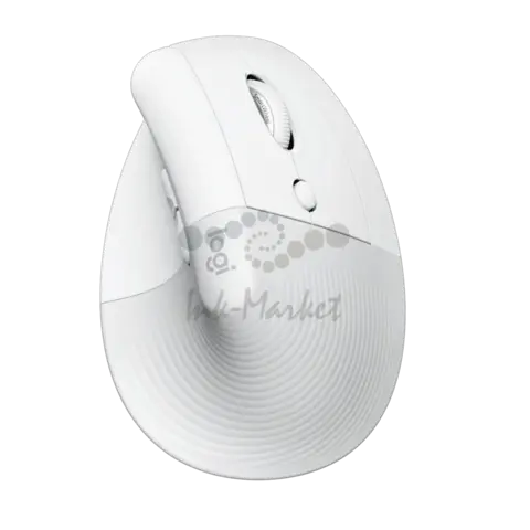 Мышь Logitech Lift для ноутбука белый/серый 4000dpi silent беспроводная BT/Radio USB 5but (910-006475)