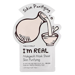 Tony Moly Маска для лица с макколи - Makgeolli mask sheet skin purifying, 21г
