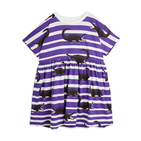 Платье Mini Rodini Crocodiles Purple