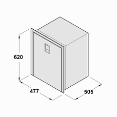 Компрессорный холодильник Isotherm CRUISE 85/V Elegance (85 л, 12/24, встраиваемый)