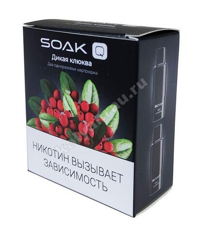 Картриджи SOAK Q 1500 затяжек - Дикая клюква (Wild Cranberry)