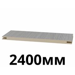 Добор телескопический 220х10х2400мм экошпон Дуб серый