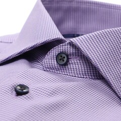 Сорочка мужская Eterna Slim Fit 4158-F170-93 лиловая из фактурной ткани