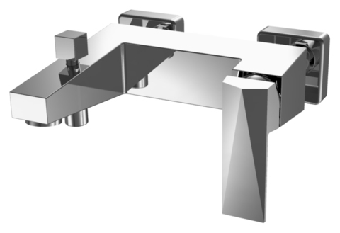 СМЕСИТЕЛЬ ДЛЯ ВАННЫ КОРОТКИЙ ИЗЛИВ BRAVAT ICEBERG F676110C-01