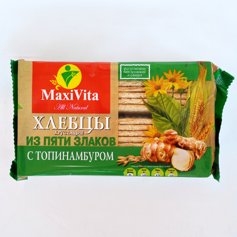 Хлебцы 5 злаков с топинамбуром MaxiVita 150 г